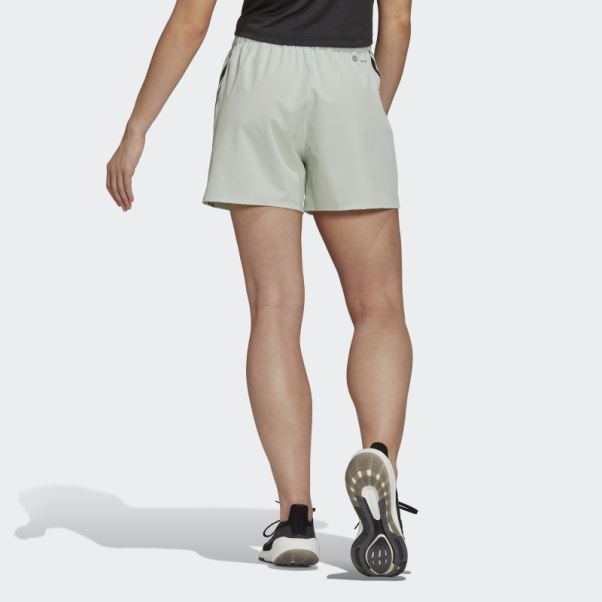 Short Tissé à 3 Bandes Trainicons Adidas Vert