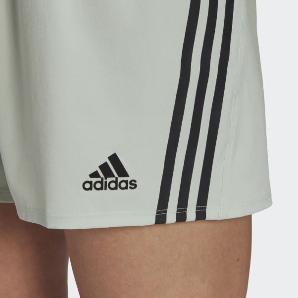 Short Tissé à 3 Bandes Trainicons Adidas Vert