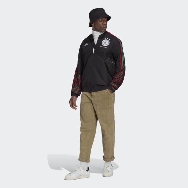 Adidas Ajax Amsterdam X Daily Paper Condivo 22 Anthem Track Top Noir