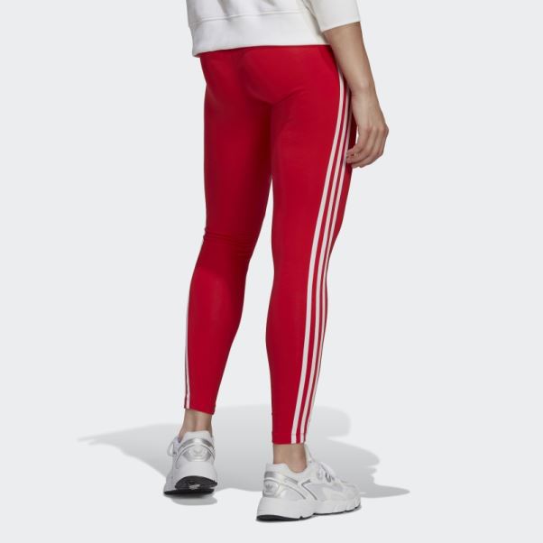 Collant Adidas Adicolor Classics 3 Bandes Rouge