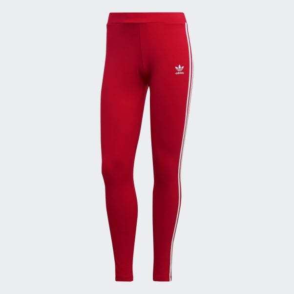 Collant Adidas Adicolor Classics 3 Bandes Rouge
