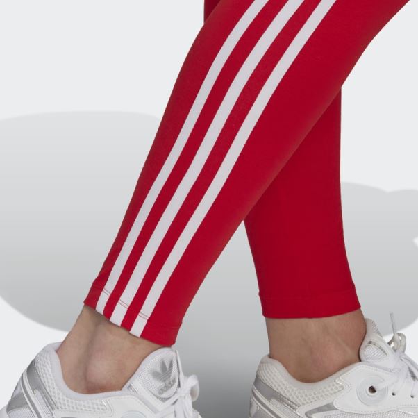 Collant Adidas Adicolor Classics 3 Bandes Rouge