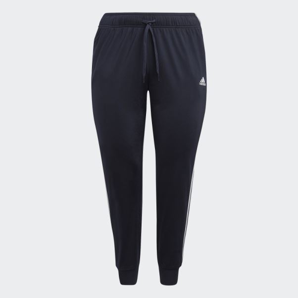 Encre Pantalon De Survêtement Adidas Essentials Warm-up Slim Fuselé à 3 Bandes (taille Plus)