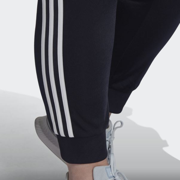 Encre Pantalon De Survêtement Adidas Essentials Warm-up Slim Fuselé à 3 Bandes (taille Plus)