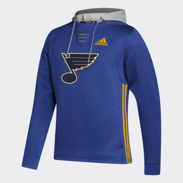 Adidas St. Sweat à Capuche Louis Blues Skate Lace Bleu