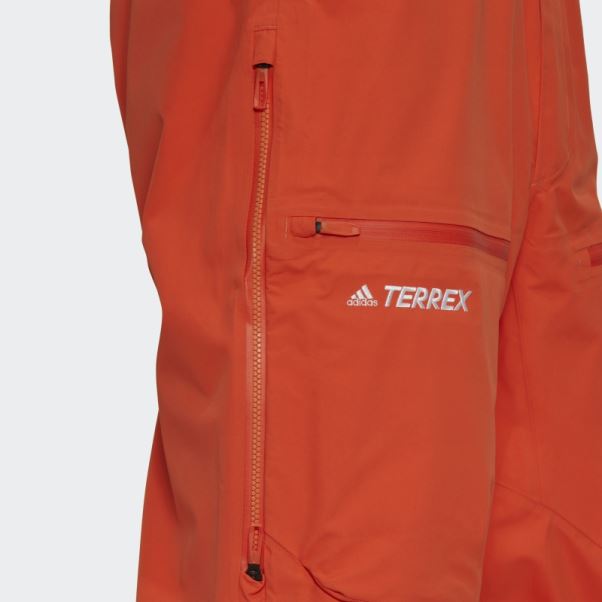 Pantalon De Survêtement Terrex 3layer Gore Tex Snow Adidas Orange