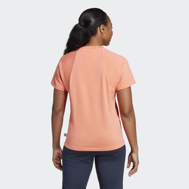Adidas Boston Marathon 2023 Made With Nature T-shirt De Course Corail