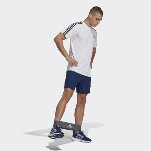 Short D'entraînement Avec Logo Train Essentials Adidas Bleu Foncé