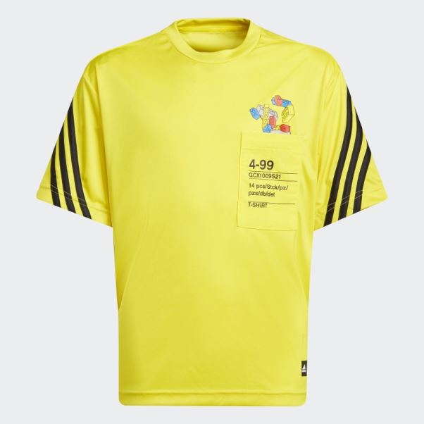 Adidas X Classic Lego T-shirt Mode Jaune