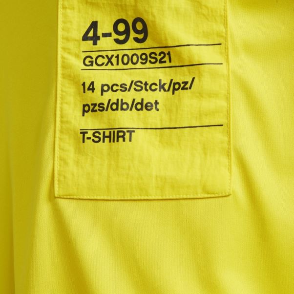 Adidas X Classic Lego T-shirt Mode Jaune