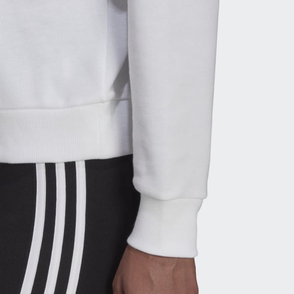 Sweat Ample Logo Essentials Adidas Blanc