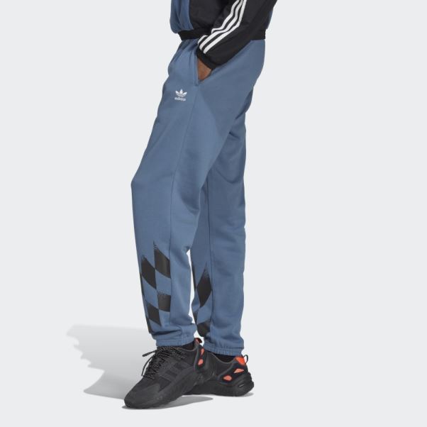 Adidas Rekive Pantalon De Survêtement Graphique Placé Acier