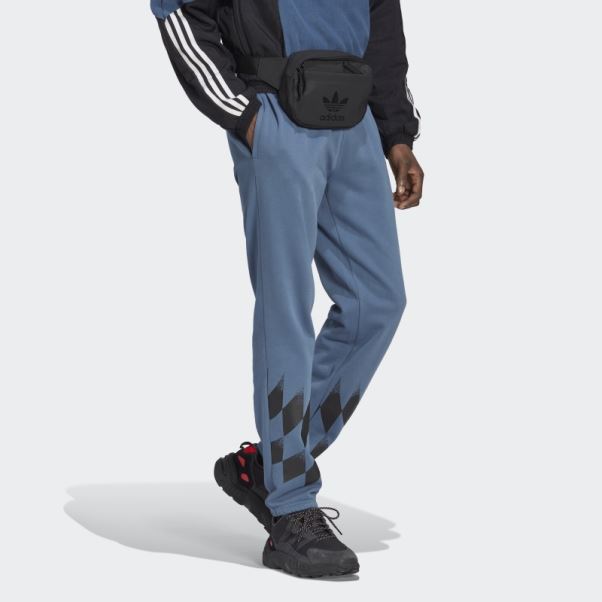 Adidas Rekive Pantalon De Survêtement Graphique Placé Acier
