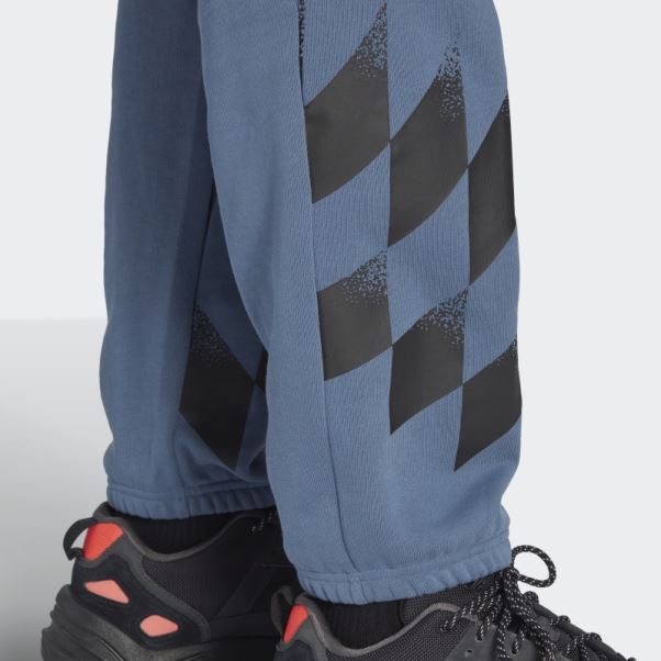 Adidas Rekive Pantalon De Survêtement Graphique Placé Acier