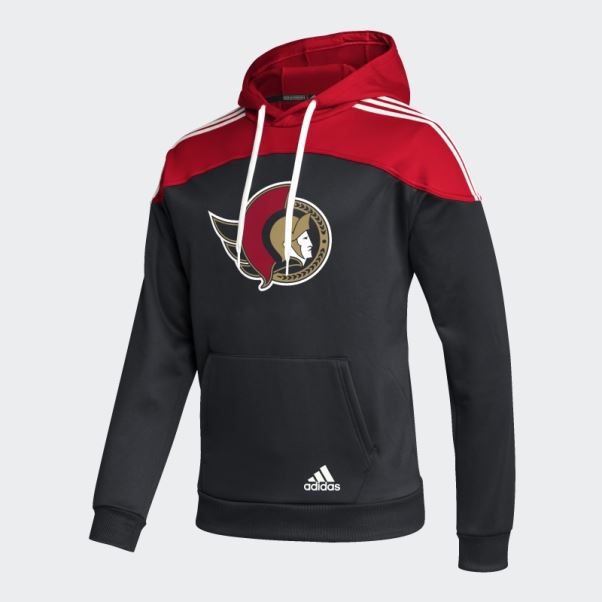 Sweat à Capuche Noir Adidas Senators 22 NHL