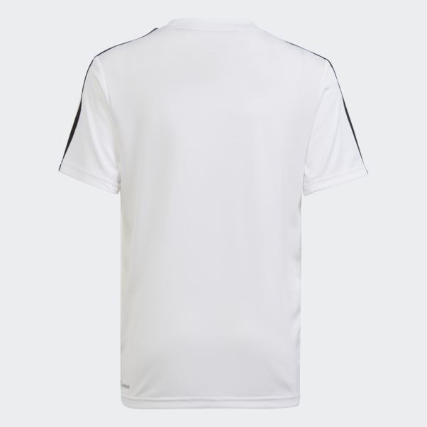 Adidas Train Essentials Aeroready T-shirt Regular Fit Blanc à 3 Bandes
