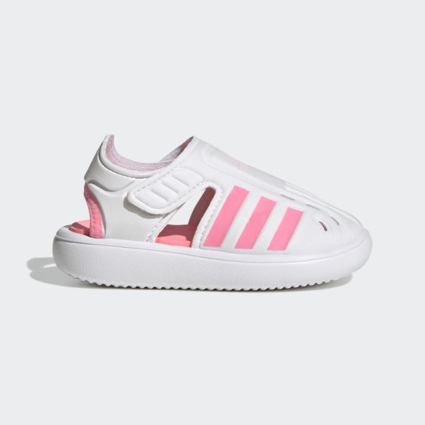 Sandales D'eau D'été à Bout Fermé Adidas Blanches