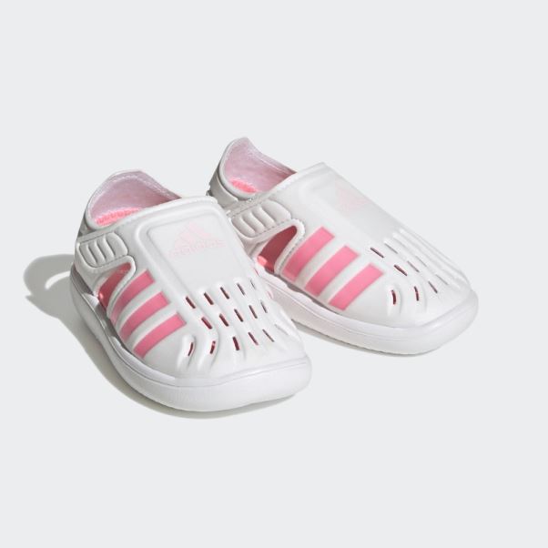Sandales D'eau D'été à Bout Fermé Adidas Blanches