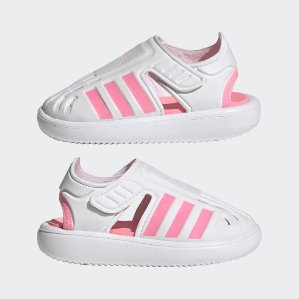 Sandales D'eau D'été à Bout Fermé Adidas Blanches