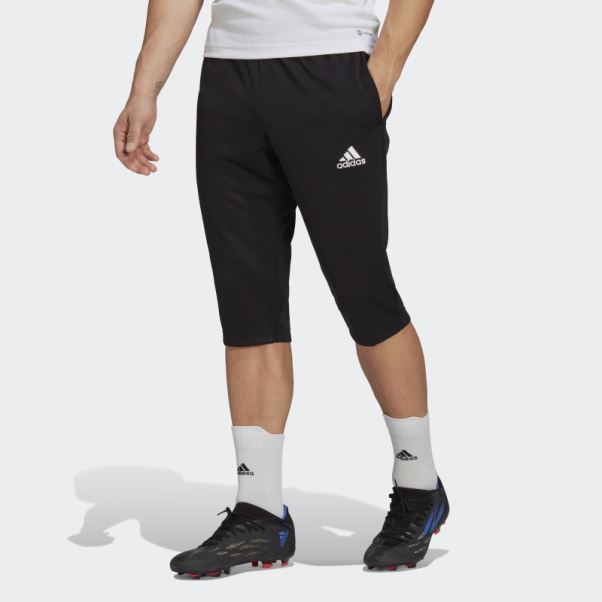 Entrada 22 Pantalon De Survêtement 3/4 Noir Adidas