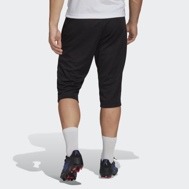 Entrada 22 Pantalon De Survêtement 3/4 Noir Adidas