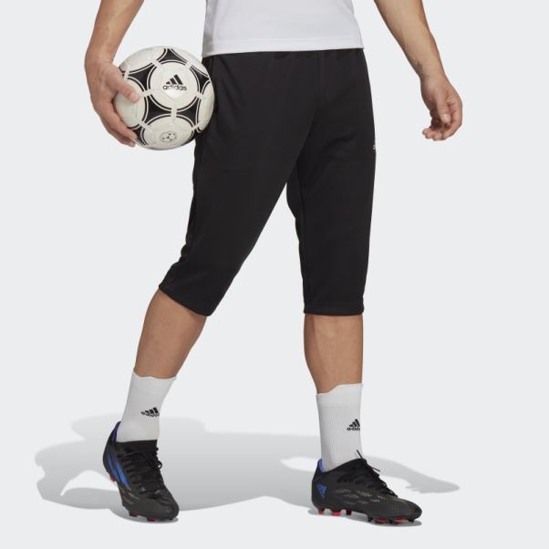 Entrada 22 Pantalon De Survêtement 3/4 Noir Adidas