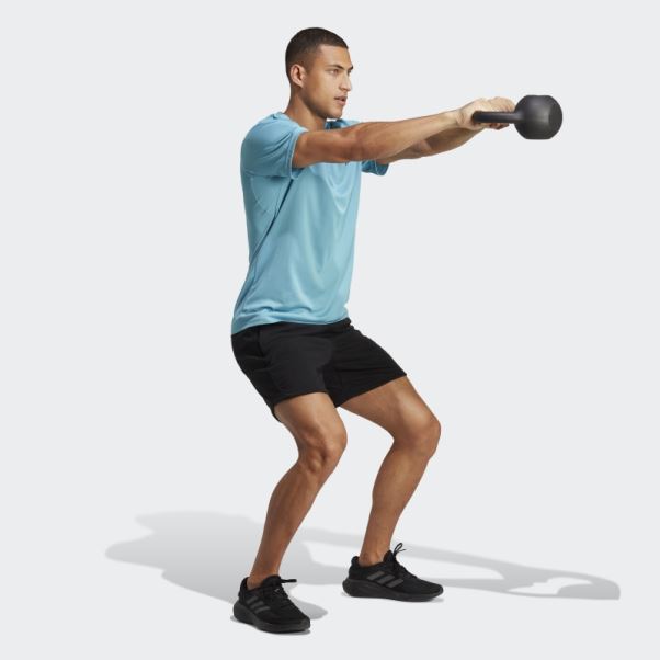 T-shirt D'entraînement Train Essentials Bleu Adidas
