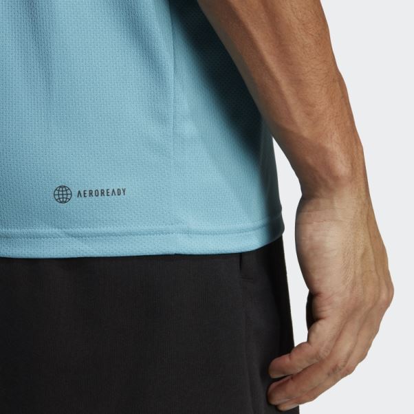 T-shirt D'entraînement Train Essentials Bleu Adidas