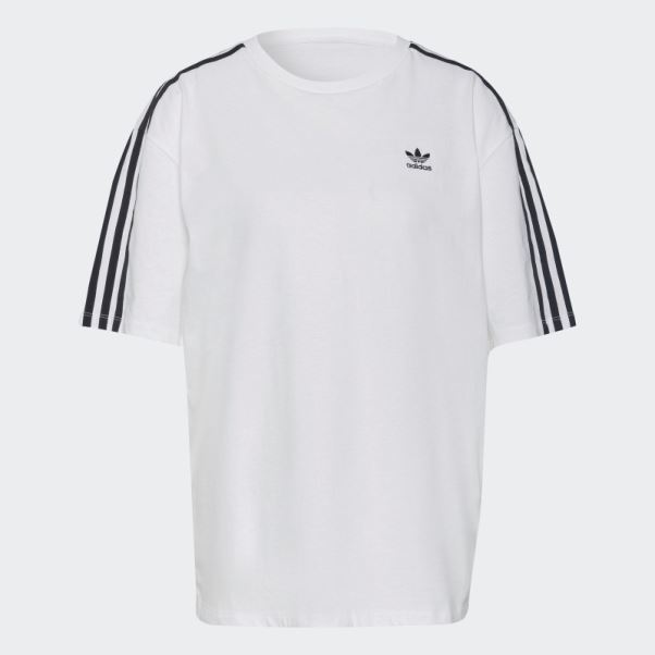 T-shirt Oversize Adidas Adicolor Classics Blanc