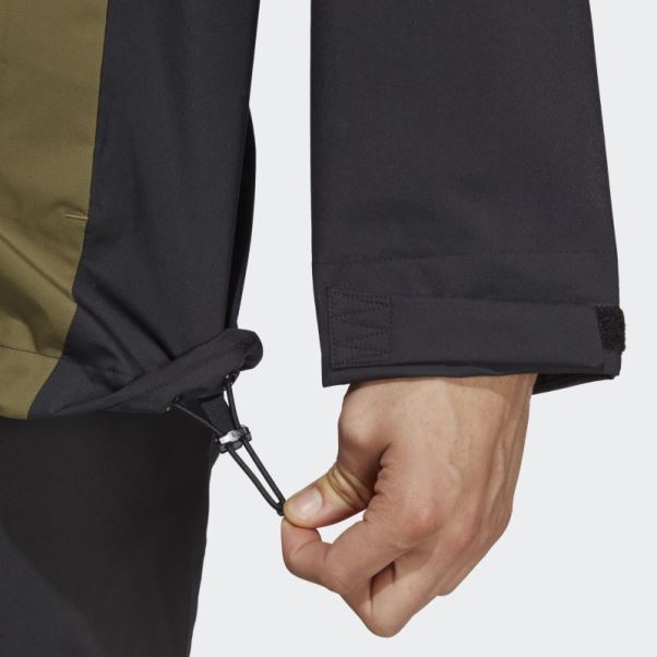 Veste De Pluie 2,5 Couches Terrex Multi Rain.rdy Olive Adidas