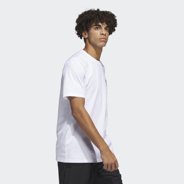 T-shirt à Manches Courtes Adidas Xpress Blanc