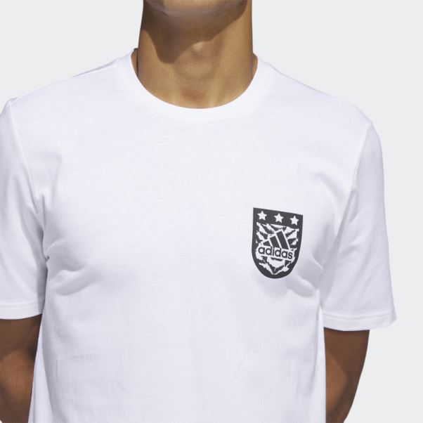 T-shirt à Manches Courtes Adidas Xpress Blanc