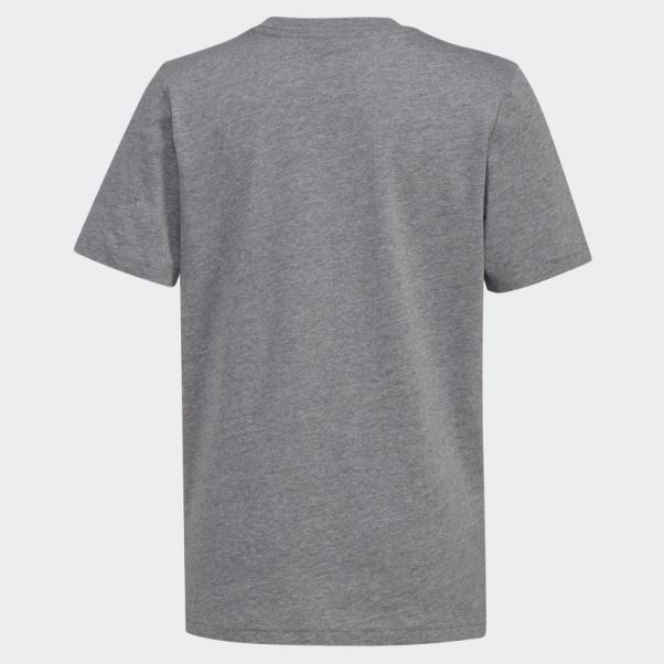 Adidas Chiné Skater Badge Of Sport Tee Gris Moyen