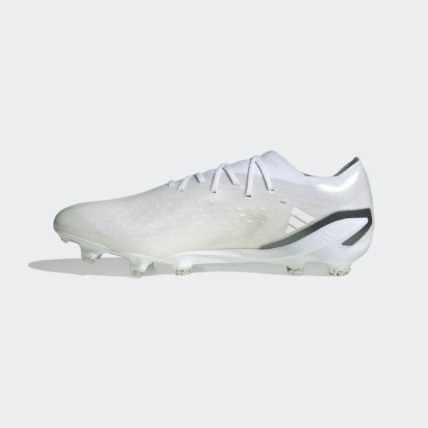 Adidas X Speedportal.1 Crampons De Football Pour Terrain Sec Blanc