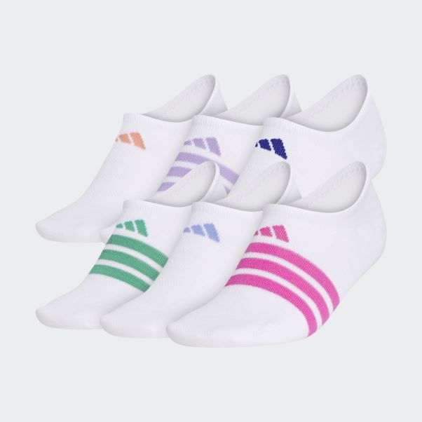 Adidas Superlite Super-no-show Chaussettes 6 Paires Pop Violet Mel