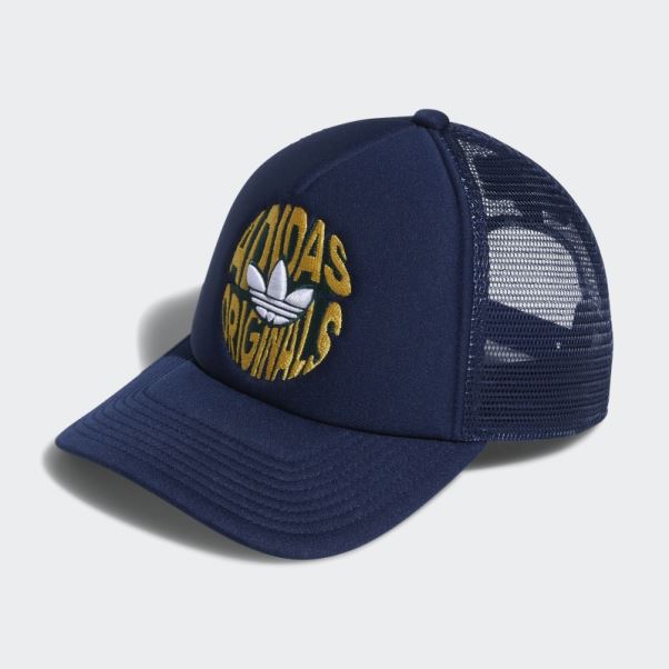 Casquette Trucker Spirale Adidas Night Indigo