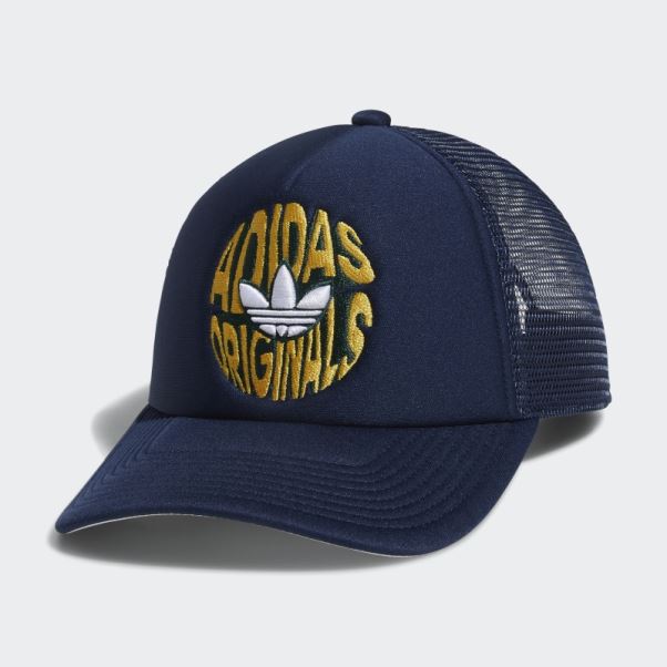 Casquette Trucker Spirale Adidas Night Indigo
