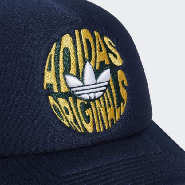 Casquette Trucker Spirale Adidas Night Indigo