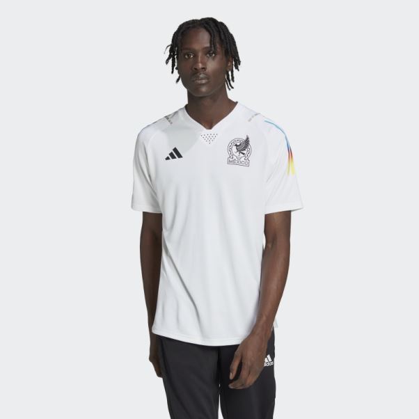 Maillot Pré-match Adidas Mexico Tiro 23 Game Day Blanc