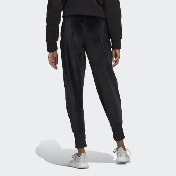 Adidas Pantalon De Jogging En Velours Cosy Holidayz Noir