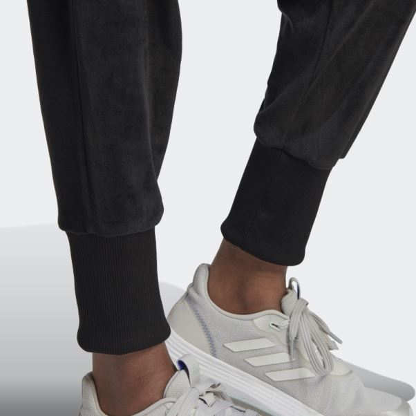 Adidas Pantalon De Jogging En Velours Cosy Holidayz Noir