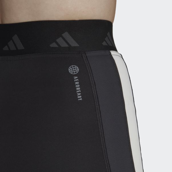 Adidas Hyperglam Training Techfit Legging Court Noir