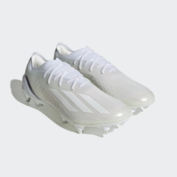 Bottes X Speedportal.1 Soft Ground Blanc Adidas