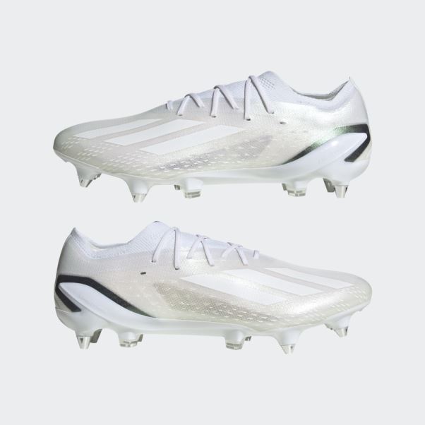 Bottes X Speedportal.1 Soft Ground Blanc Adidas