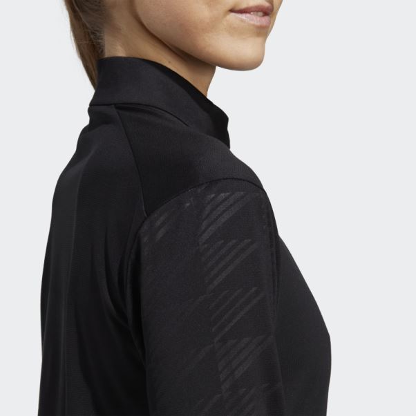 T-shirt à Manches Longues Demi-zip Terrex Multi Adidas Noir