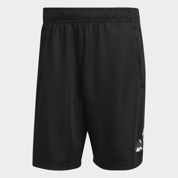 Short D'entraînement Saisonnier Noir Train Essentials Adidas