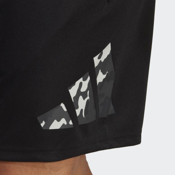Short D'entraînement Saisonnier Noir Train Essentials Adidas