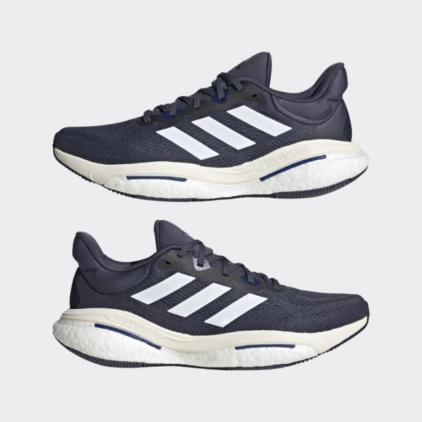 Chaussures Adidas Solarglide 6 Bleu Marine