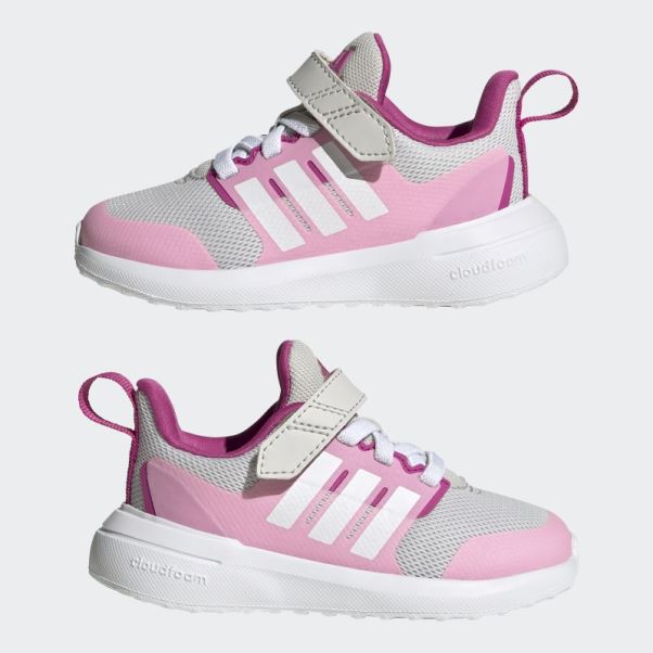 Fortarun 2.0 Cloudfoam Elastic Lace Top Strap Chaussures Gris Adidas