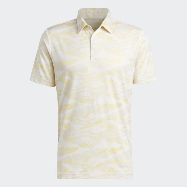 Polo Imprimé Horizon Adidas Blanc